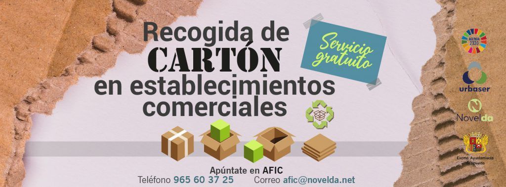 Ayuntamiento de Novelda Banner-recogia-cartón-1-1024x379 Arranca el nou servei personalitzat de recollida de cartó  per al comerç local 