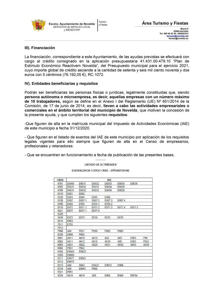 Ayuntamiento de Novelda 0002-724x1024 Novelda obri el termini per a sol·licitar les Ajudes Parèntesis 