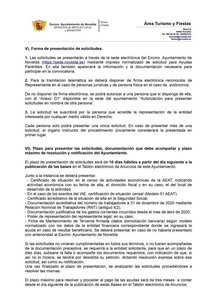 Ayuntamiento de Novelda 0003-724x1024 Novelda obri el termini per a sol·licitar les Ajudes Parèntesis 