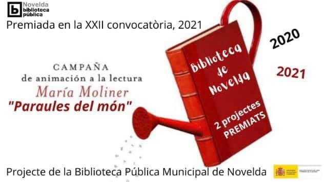Ayuntamiento de Novelda 246987704_2994211037483702_1243320779536635907_n La Biblioteca Municipal obté per segon any consecutiu el premi María Moliner d'Animació a la Lectura 
