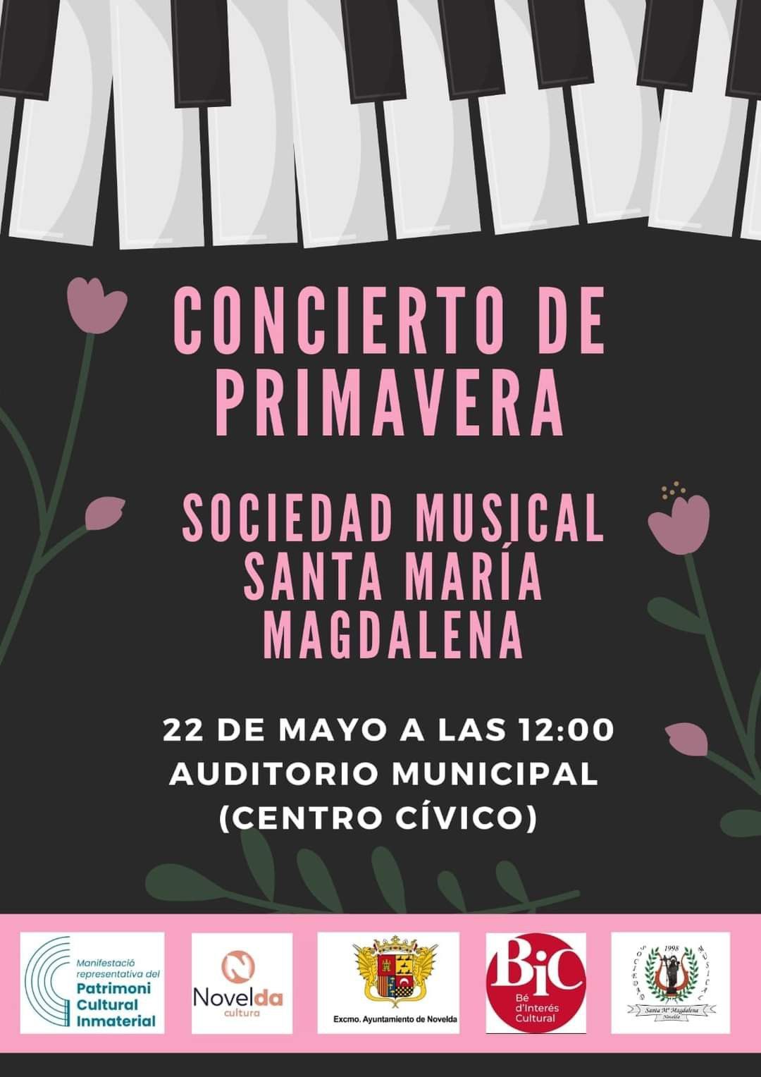 Ayuntamiento de Novelda FB_IMG_1652126392539 Concert de primavera de la Societat Musical Santa María Magdalena 