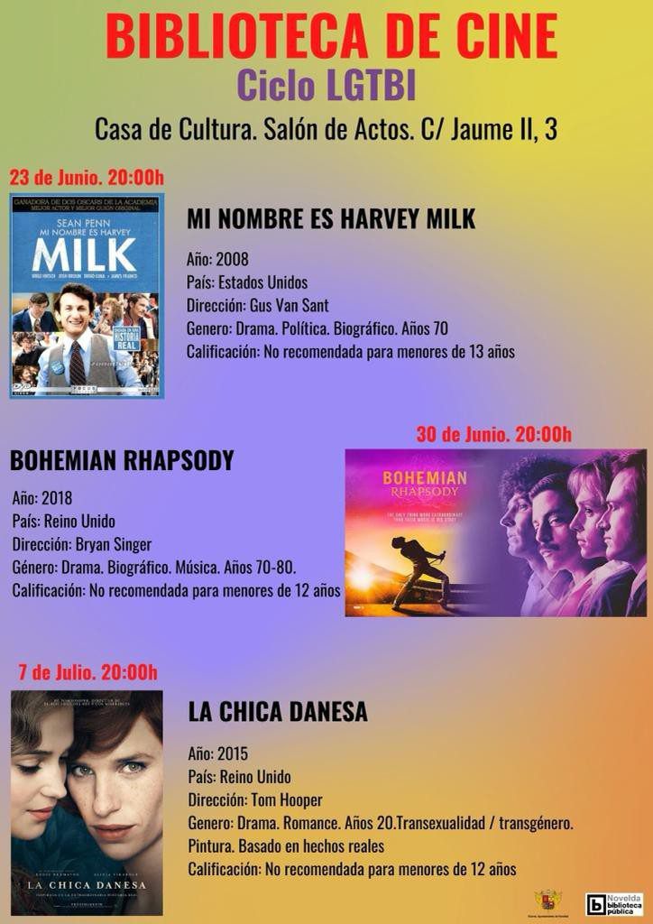 Ayuntamiento de Novelda Ciclo-cine-LGTB-724x1024 Novelda visibilizará el “Orgull Novelder” en el Día Internacional LGTBIQ+ 
