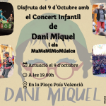 Ayuntamiento de Novelda Concierto-Infantil-Dani-Miquel-150x150 Àmplia i diversa programació cultural per a celebrar el 9 d’Octubre 