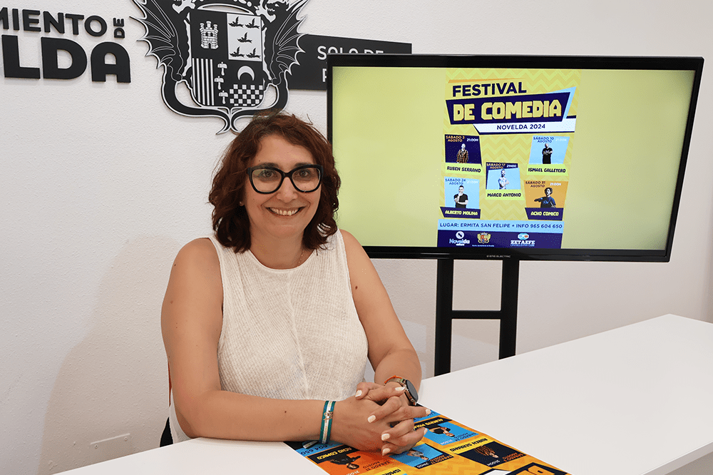 Ayuntamiento de Novelda Festival-comedia-ayto Cultura pone en marcha la primera edición del Festival de Comedia de Novelda 